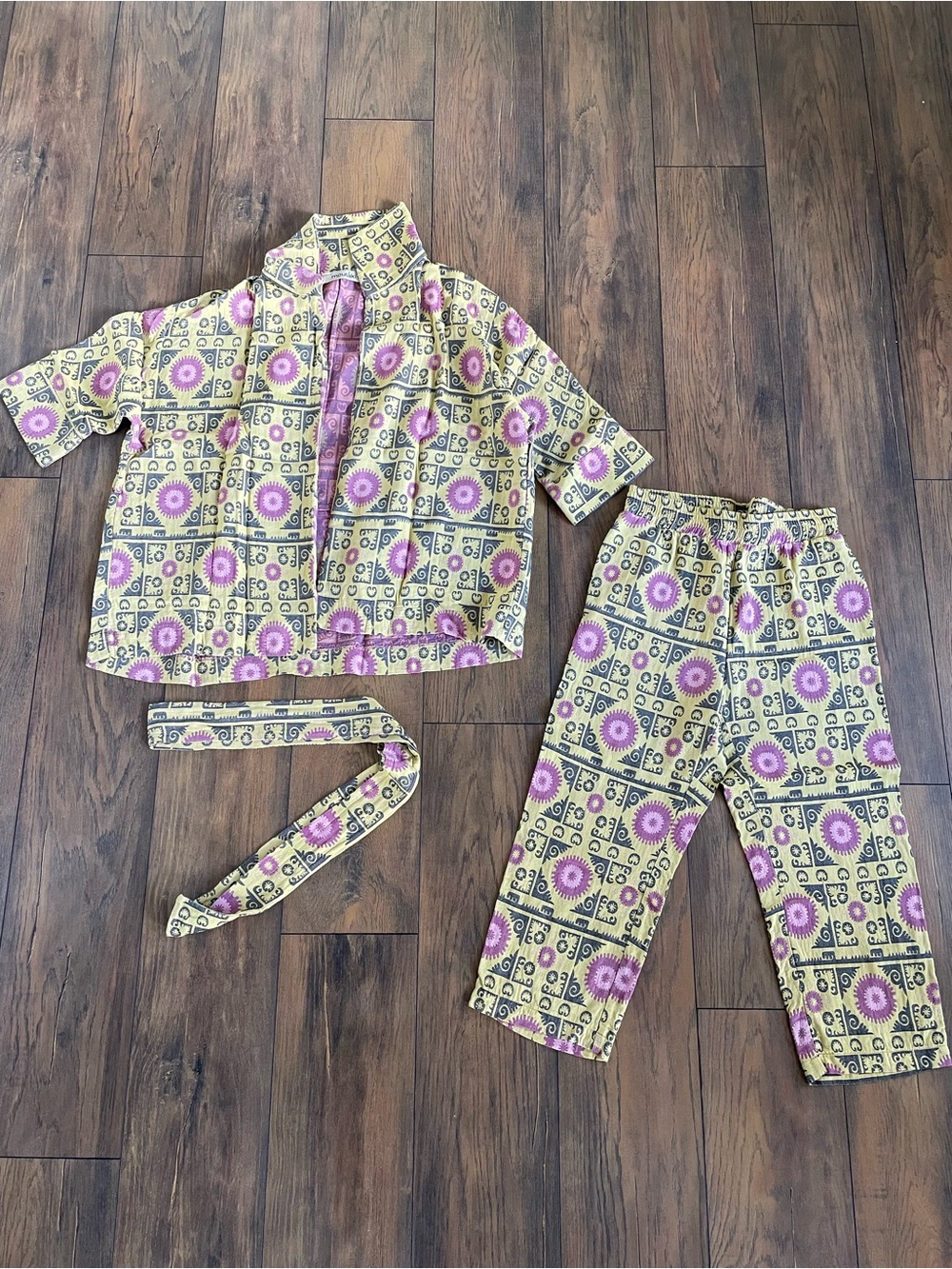 Women’s Colorful Greek Matching Set